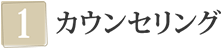 (1)カウンセリング